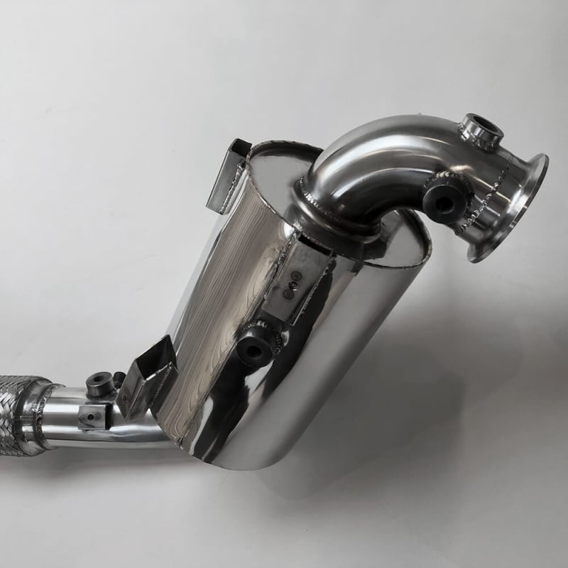 Defender 2.2 Tdci de-cat downpipe with DPF shell