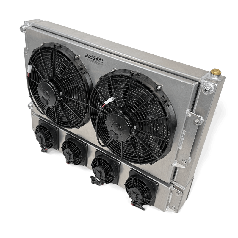 Radiator and oil cooling pack